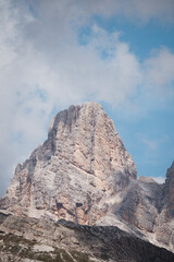 Amazing panoramic view of the Dolomites at Cinque Torri 5 Italy