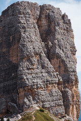 Amazing panoramic view of the Dolomites at Cinque Torri 5 Italy