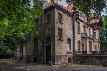 Old historic property of an American family of filmmakers in Poland