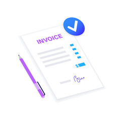 Invoice document form