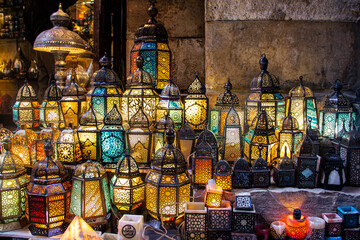 Cairo's bazaar market in old Cairo, Egypt