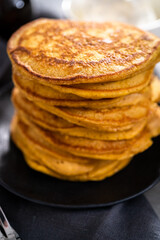 Pumpkin pancakes