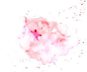 pink paint splashes