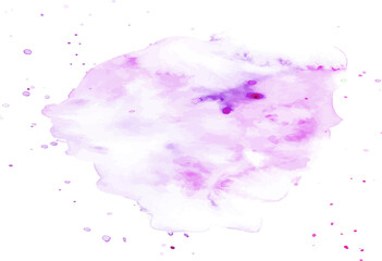 purple watercolor splashes