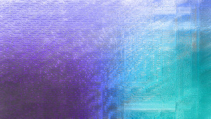 Abstract iridescent glitch art texture background image.