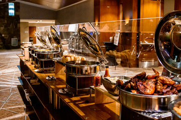 wedding reception buffet