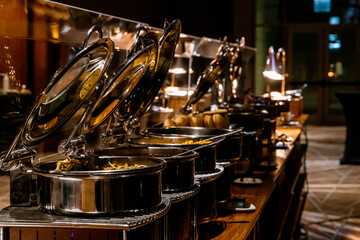 wedding reception buffet