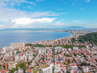 Paisaje Puerto Vallarta ciudad Mexico