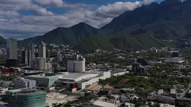 Panor&aacute;mica a&eacute;rea de Monterrey, M&eacute;xico