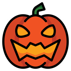 Pumpkin Halloween Icon