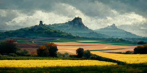 Obraz premium landscape in the mountains