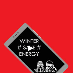 Obraz premium Image Illustration of cold people expression.