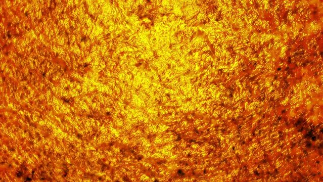 Surface texture of hot bright energy of sun solar nuclear reaction background
