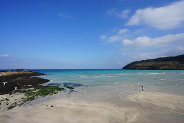 seascape with seaside gazebo
