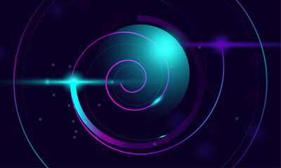 Abstract modern background with blurry glow lighting. Premium wallpaper for banner poster and certificate