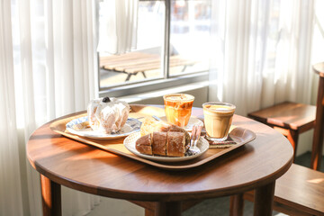 breakfast on the table