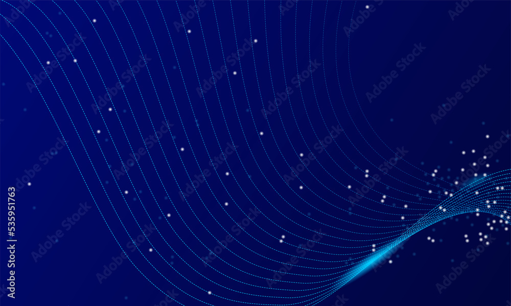 Poster abstract modern futuristic background in bokeh light style for banner, poster and flyer