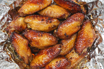 delicious grilled chicken wings
