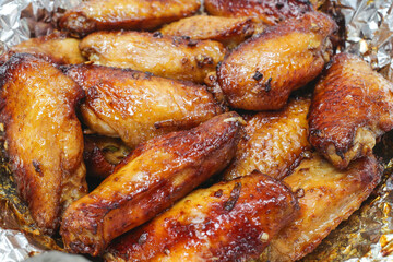 delicious grilled chicken wings