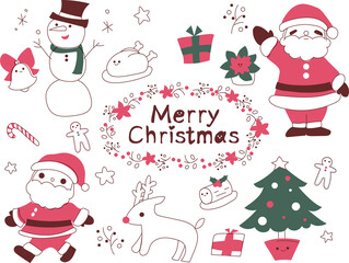 クリスマスイラストセット