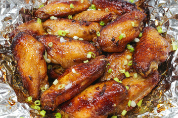 delicious grilled chicken wings