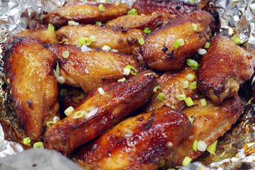 delicious grilled chicken wings