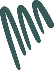 aesthetic turquoise line