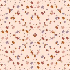 Seamless fractal pattern in vector format for printed fabrics or any other purposes. Every object is grouped base on color so the pattern is editable, tileable and easy to use.