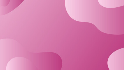 Abstract pink fluid shape modern background with copy space, vector.