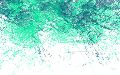 Abstract grunge texture splash paint blue and green background
