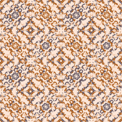 Seamless fractal pattern in vector format for printed fabrics or any other purposes. Every object is grouped base on color so the pattern is editable, tileable and easy to use.
