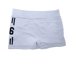 men's underwear boxer shorts isolated on white background