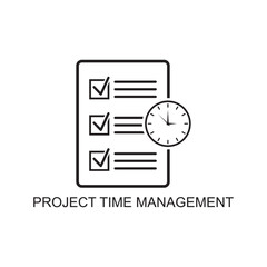 project time management icon , task icon