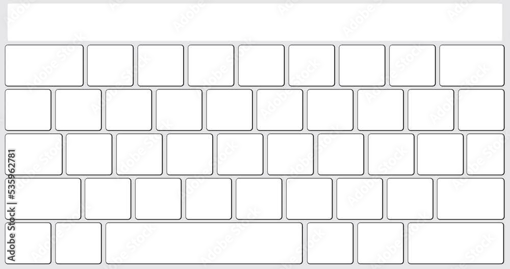 Poster writing the word handmade on white computer keyboard. close-up of an electronic computer device part