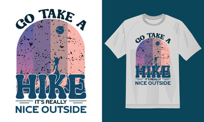 Hiking t-shirt design | HIKING |Hiking shirt | Adventure |Hiking mom | Hiking Dad|Hiking Vector|Hiking Lovers