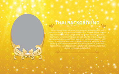 thai pattern background for greeting card, advertising, web site, flyers, posters template design.