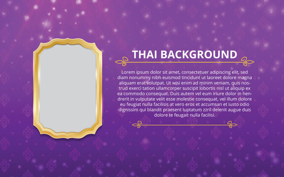 thai pattern background for greeting card, advertising, web site, flyers, posters template design.