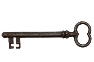 old antique key old craftsmanship