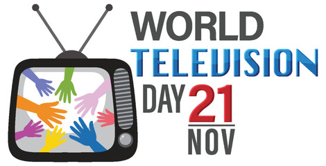 World television day poster design