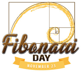 Fibonacci day poster design