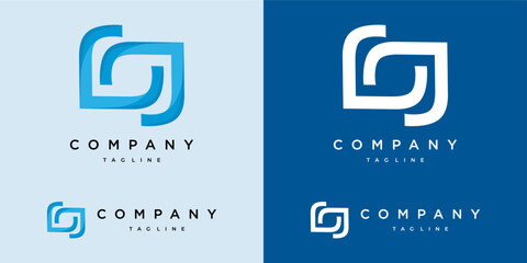Initial G, C logo for media company