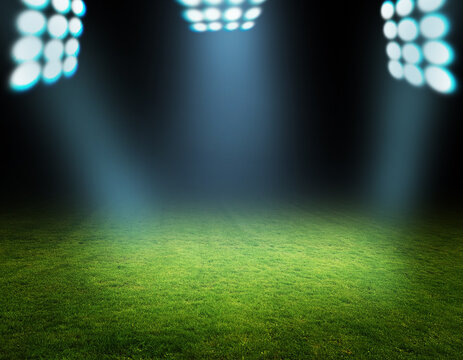 green soccer field