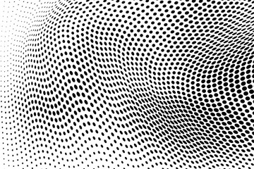 The halftone texture is black and white. A chaotic pattern of dots. Background for business cards, websites, catalogs