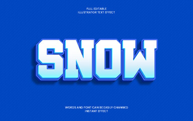 Snow Text Effect