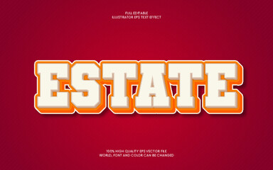 Estate Text Effect
