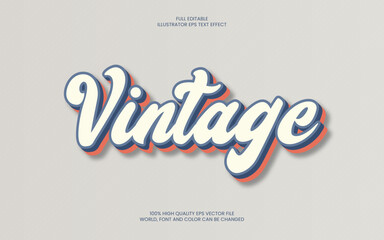 Vintage Text Effect
