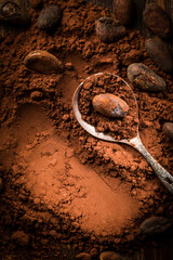 Aromatic Cocoa powder and cocoa beans