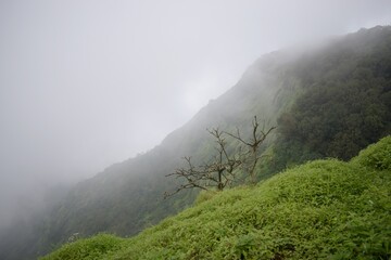 mountain view near pune maharashtra, india