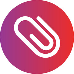 Paper Clip Icon Style