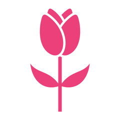 Tulip Multicolor Glyph Icon